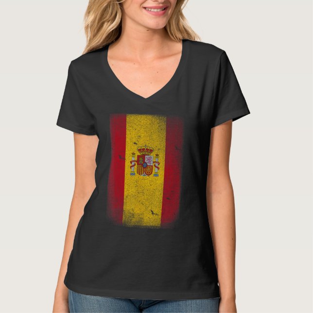 T-shirt Drapeau espagnol Espagne & Espagne (Devant)