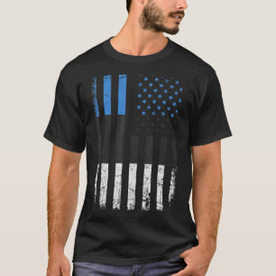 T-shirt Drapeau estonien estonien Estonie Amérique Hérite