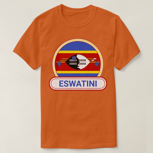 T-shirt Drapeau Eswatini (Design devant)