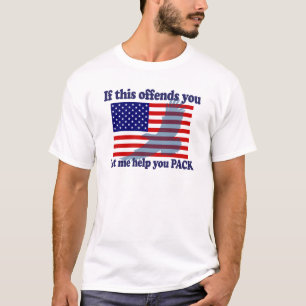 T-shirt Drapeau et Aigle Patriot - Drapeau USA