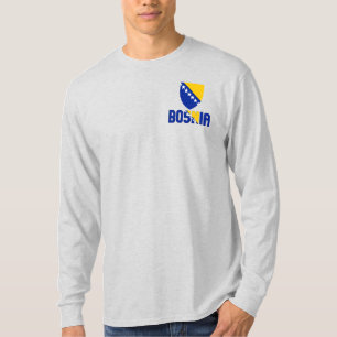 T-shirt Drapeau et armoiries de Bosnie-Herzégovine