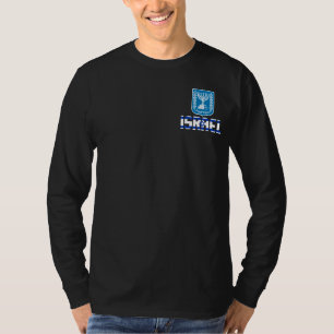 T-shirt Drapeau et blason d'Israël Patriotique