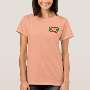 T-Shirt Drapeau et Carte du Burundi