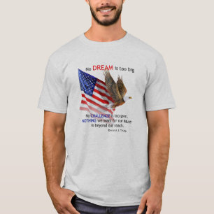 T-shirt Drapeau et citation d'atout d'Eagle Donald J