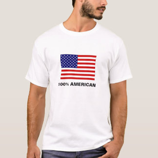 T-shirt drapeau Etats-Unis, AMÉRICAIN de 100%