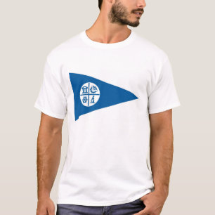 T-shirt drapeau Etats-Unis Amérique de ville de