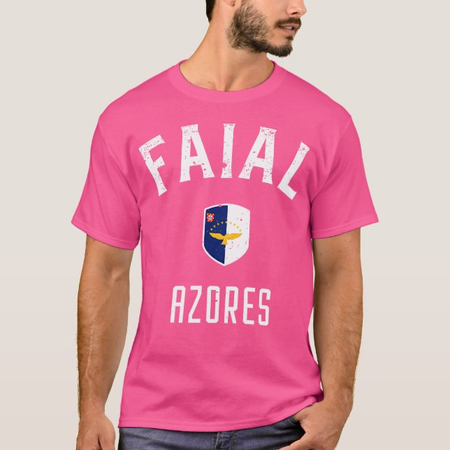 T-shirt Drapeau Faial Açores (Devant)