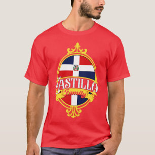 T-shirt Drapeau Famille Castillo République Dominicaine