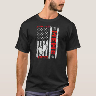T-shirt Drapeau Femme Usa Promu À Mème Est 2023 Femmes Fa