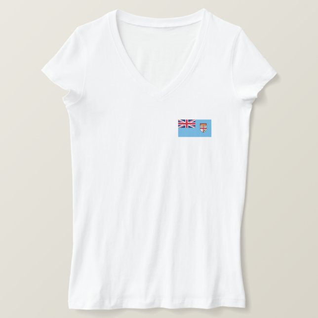 T-shirt Drapeau Fidji (Design devant)