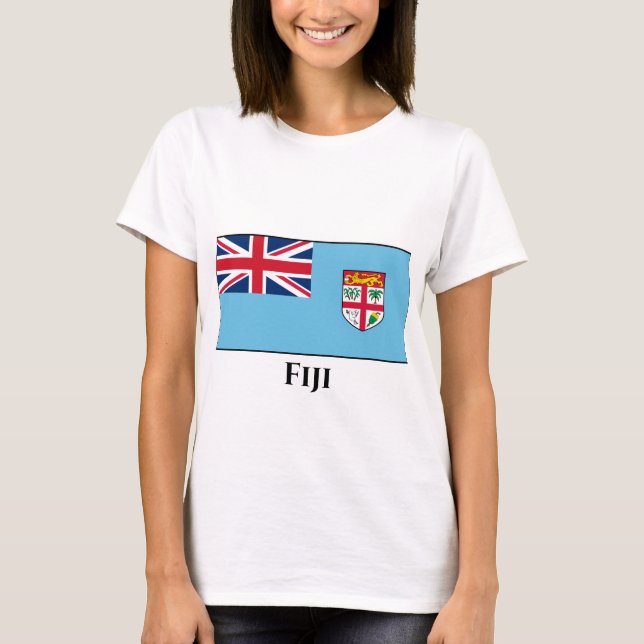 T-shirt Drapeau Fidji (Devant)