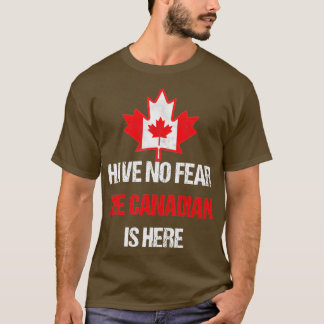 T-shirt Drapeau Fière Canadien Fabriqué Au Canada Feuille 