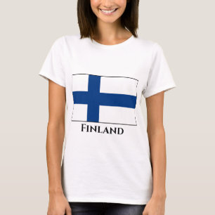 T-shirt Drapeau finlandais