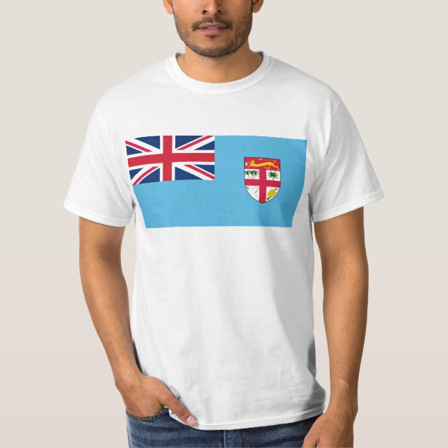 T-shirt Drapeau FJ des Fidji (Devant)