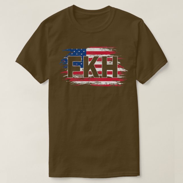 T-shirt Drapeau FKH USA (Design devant)