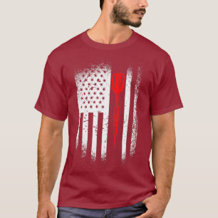 T-shirt Drapeau fléchette fléchette