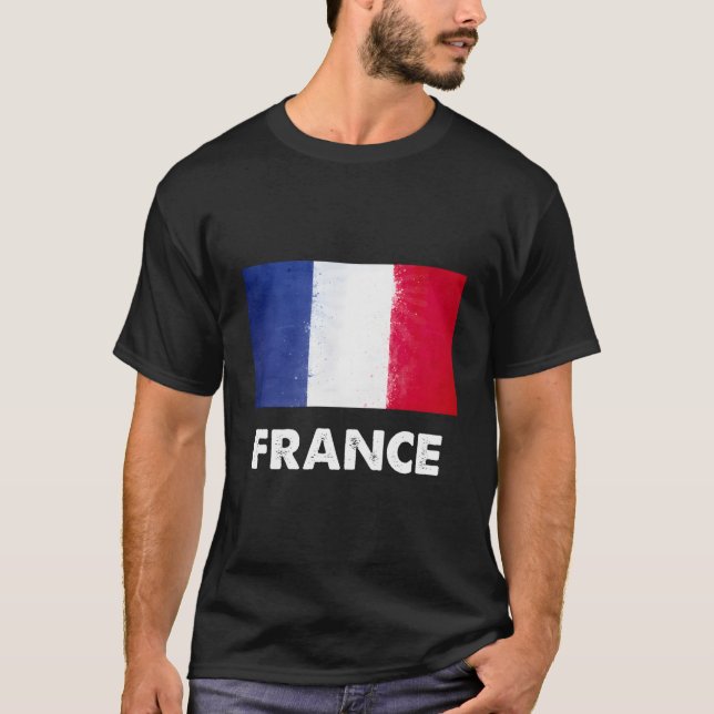 T-shirt Drapeau français (Devant)