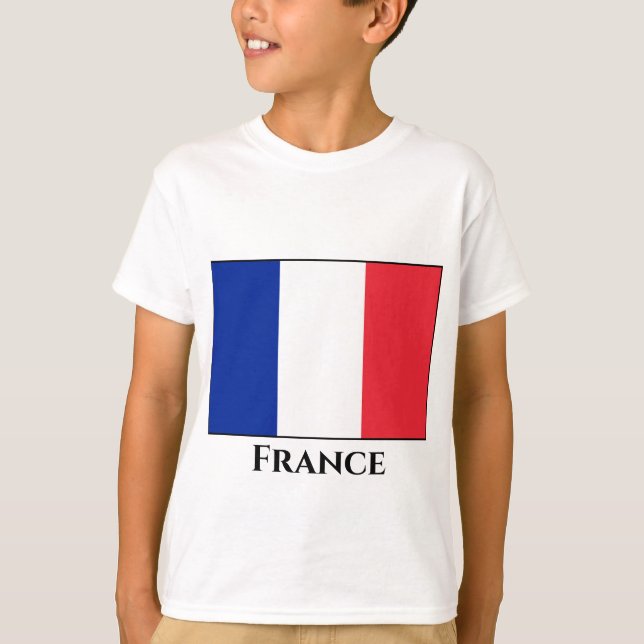 T-shirt Drapeau français (Devant)