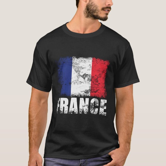 T-shirt Drapeau français (Devant)