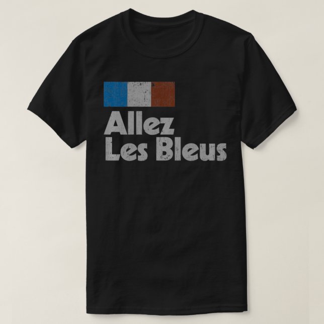 T-shirt Drapeau français 2018 ALLEZ LES BL (Design devant)