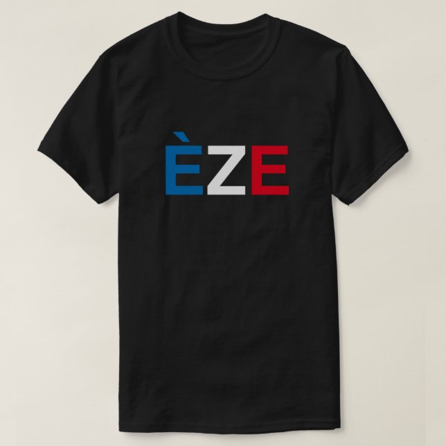 T-shirt Drapeau français EZE essentiel (Design devant)