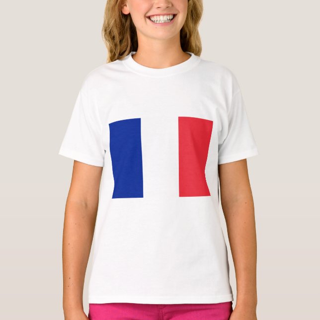 T-shirt Drapeau français (France) (Devant)