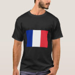 T-shirt drapeau français (France)<br><div class="desc">Ce dessin est orné du drapeau national de la France (officiellement République française, République française), un pays composé de France métropolitaine en Europe occidentale et de plusieurs régions et territoires d'outre-mer. La zone métropolitaine de France s'étend de la mer Méditerranée à la Manche et à la Mer du Nord, et...</div>