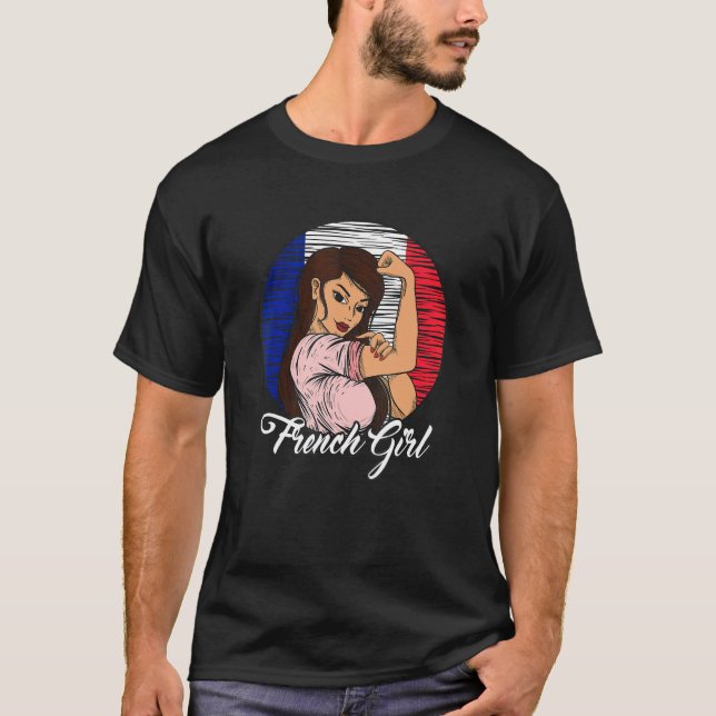T-shirt Drapeau français France Française (Devant)