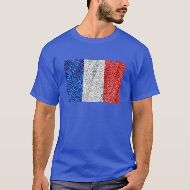 T-shirt Drapeau français Original Quatar 2022 mode (Devant)