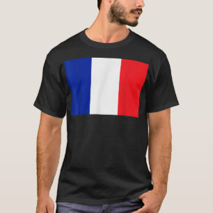 T-shirt Drapeau français ou Drapeau de France 