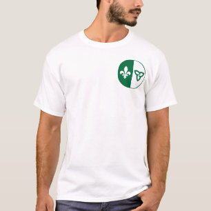 T-shirt Drapeau franco-ontarien