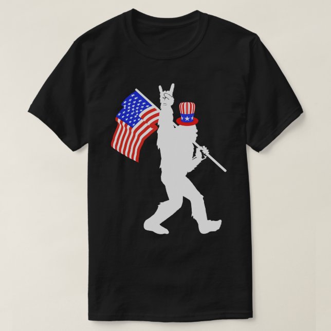 T-shirt Drapeau Funny meilleur cadeau pour 4 juillet (Design devant)