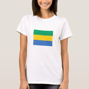 T-shirt Drapeau Gabon