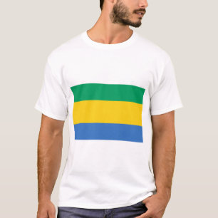 T-shirt Drapeau Gabon