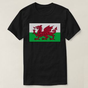 T-shirt Drapeau Gallois Du Pays De Galles