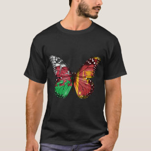 T-shirt Drapeau gallois du Sri Lanka