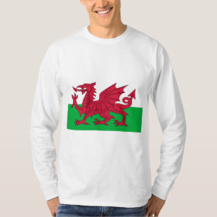 T-shirt Drapeau gallois (Pays de Galles) (Dragon gallois)