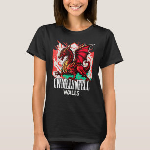 T-shirt Drapeau gallois Y Ddraig Goch Dragon