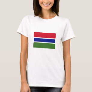 T-shirt Drapeau Gambie