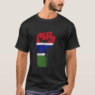 T-shirt Drapeau gambien Fierté patriotique gambienne Gambi