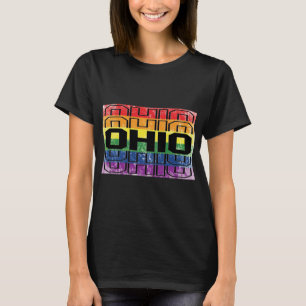 T-shirt Drapeau Gay pride de l'Ohio