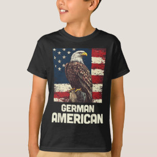 T-shirt Drapeau germano-américain patriotique Usa Parti po