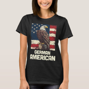 T-shirt Drapeau germano-américain patriotique Usa Parti po