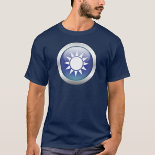 T-shirt Drapeau "globe " de Taïwan
