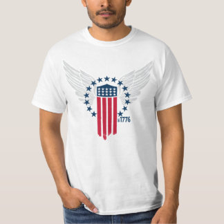 T-shirt Drapeau grand americana