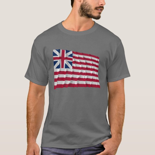 T-shirt Drapeau grand des syndicats (Devant)