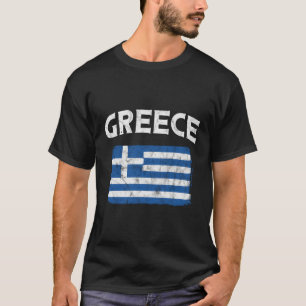 T-shirt Drapeau grec déchiré