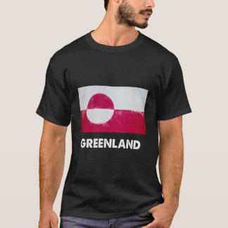 T-shirt Drapeau groenlandais