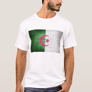 T-shirt Drapeau Grunge Algérie