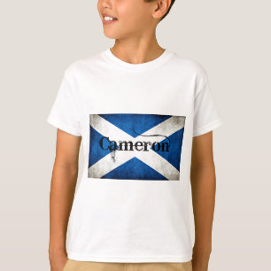 T-shirt drapeau grunge Cameron
